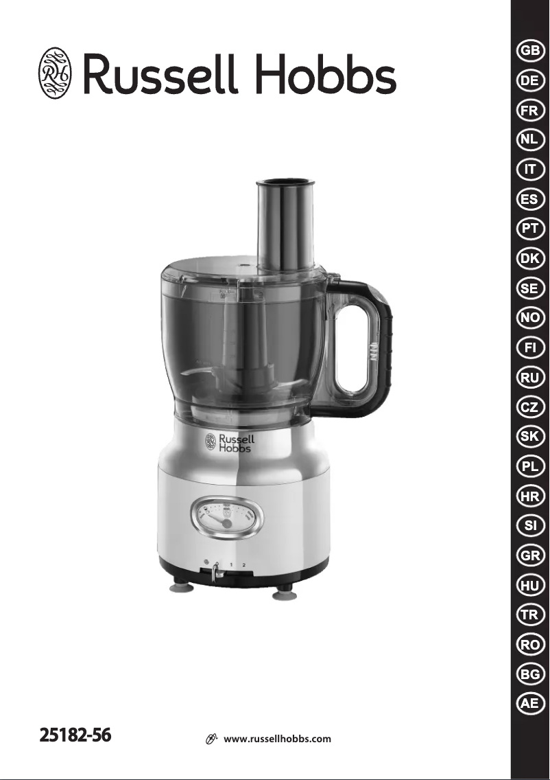 Página 1 del manual Manual de usuario Russell Hobbs Retro 25182-56