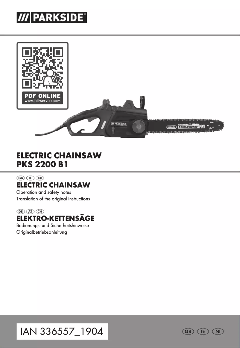 Imagen de la primera página del manual del dispositivo PKS 2200 B1