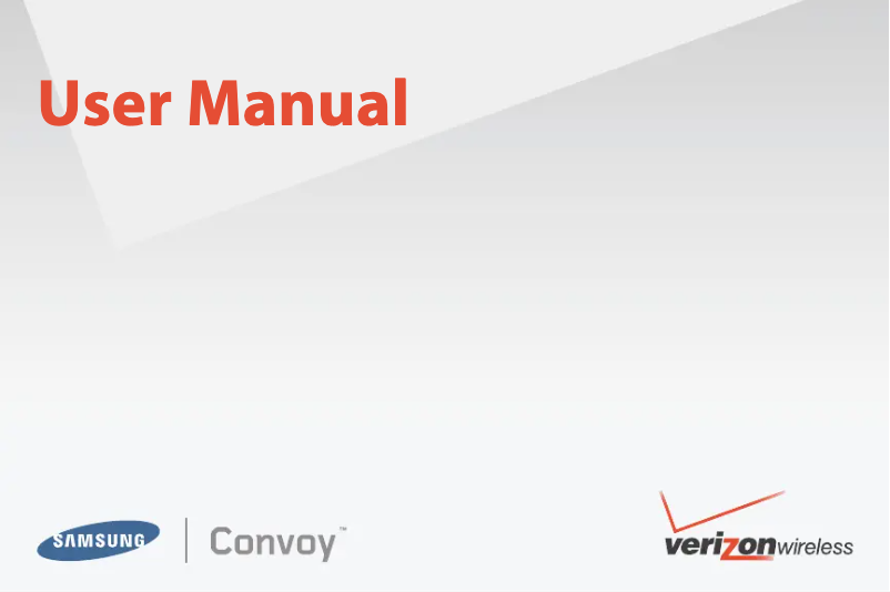 Imagen de la primera página del manual del dispositivo SCH-U640