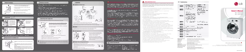 Página 1 del manual Manual de usuario LG WD-1404TDS5