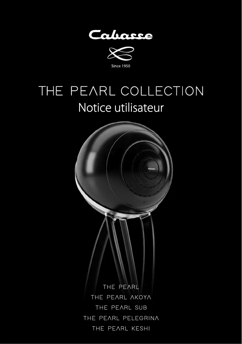 Página 1 del manual Manual de usuario Cabasse The Pearl Keshi