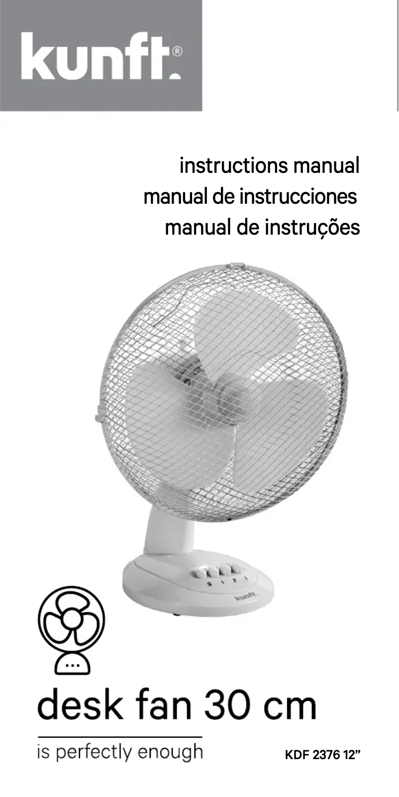 Imagen de la primera página del manual del dispositivo KDF2376