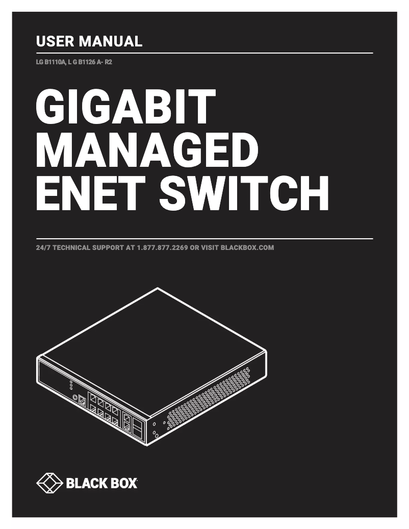 Página nº 1 - Manual de usuario Black Box LGB1110A
