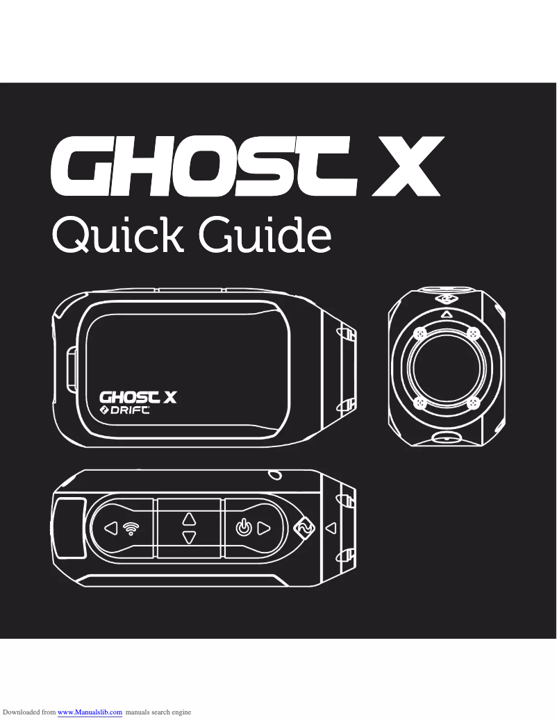 Imagen de la primera página del manual del dispositivo Ghost X