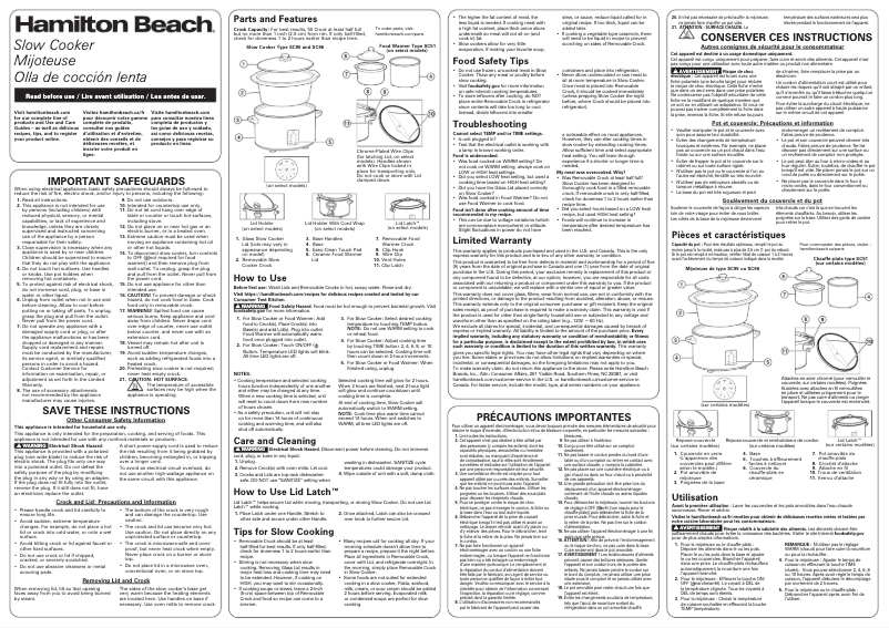 Imagen de la primera página del manual del dispositivo 33752