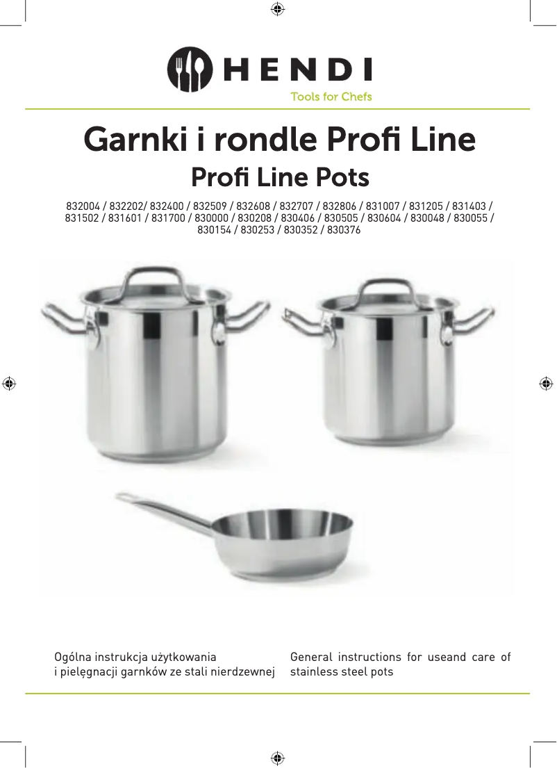 Página 1 del manual Manual de usuario Hendi 993310