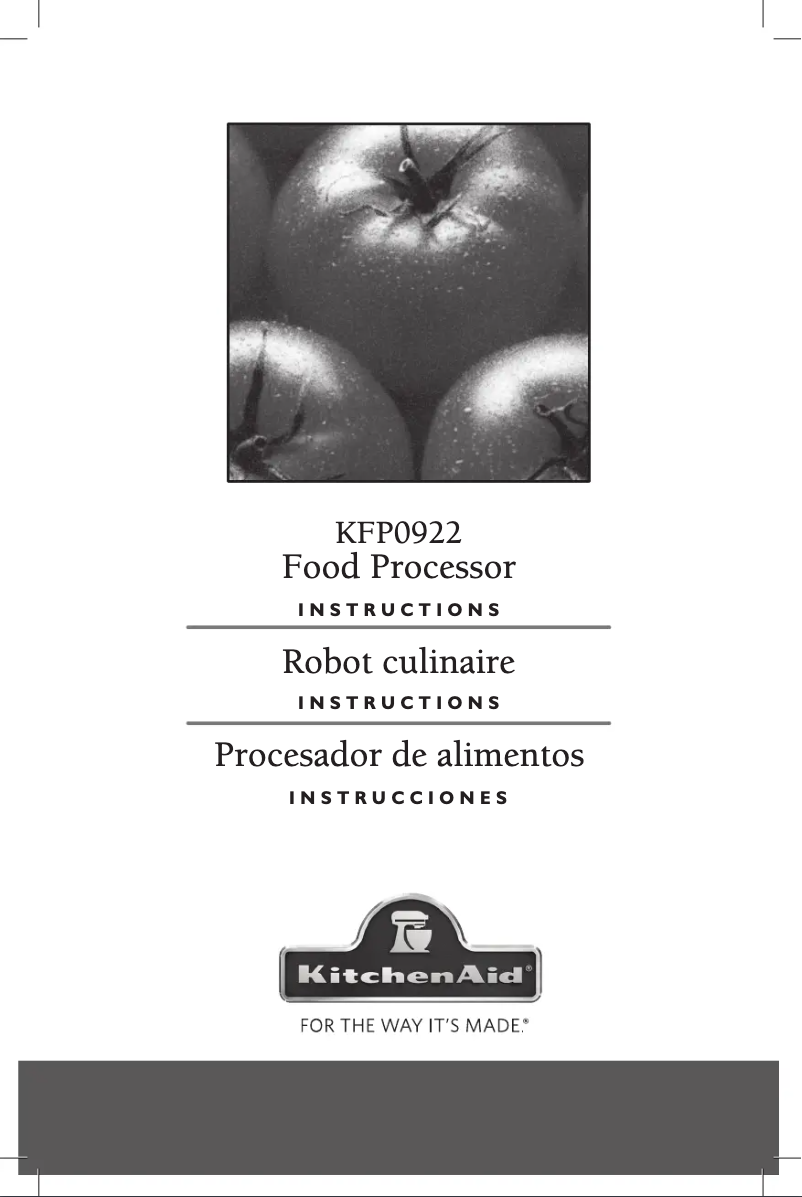Imagen de la primera página del manual del dispositivo KFP0922OB