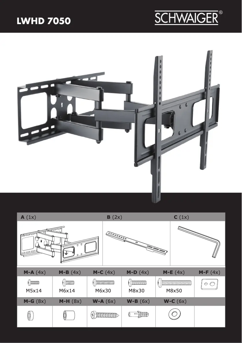 Página 1 del manual Manual de usuario Schwaiger LWHD7050 513