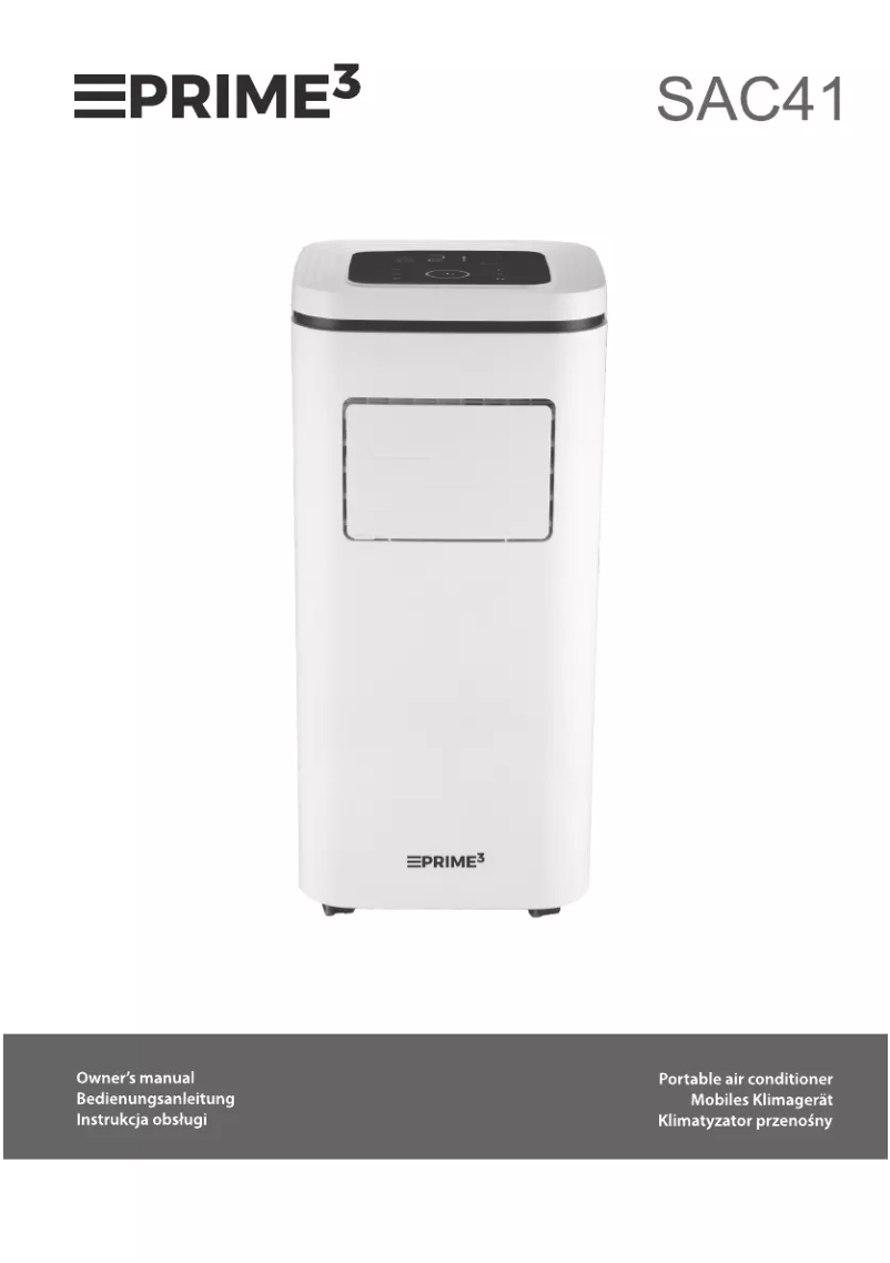 Imagen de la primera página del manual del dispositivo SAC41