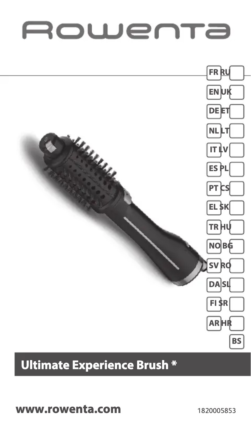 Imagen de la primera página del manual del dispositivo Ultimate Experience CF9620