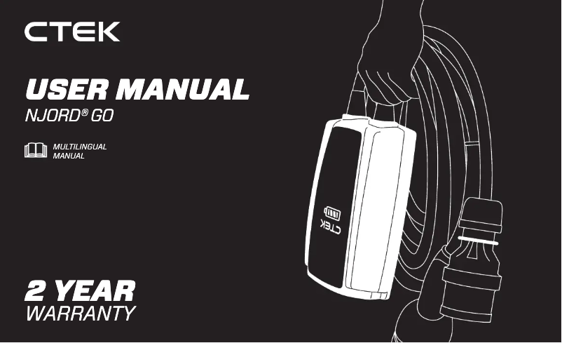 Página 1 del manual Manual de usuario Ctek NJORD GO