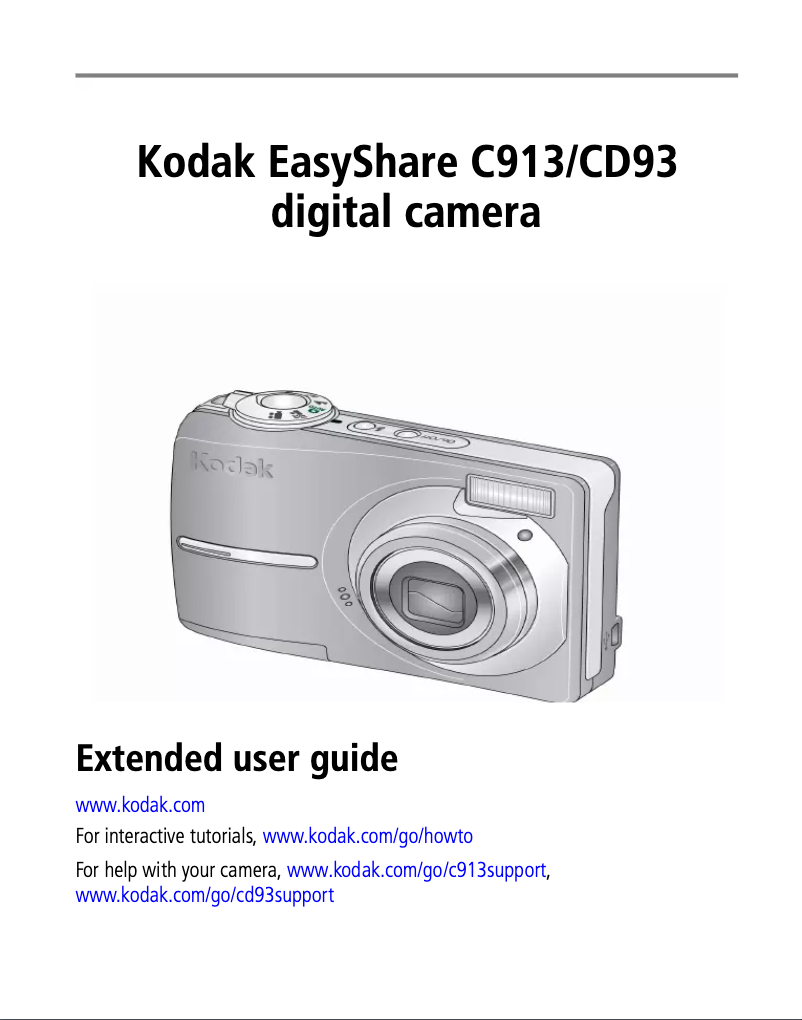 Imagen de la primera página del manual del dispositivo C913