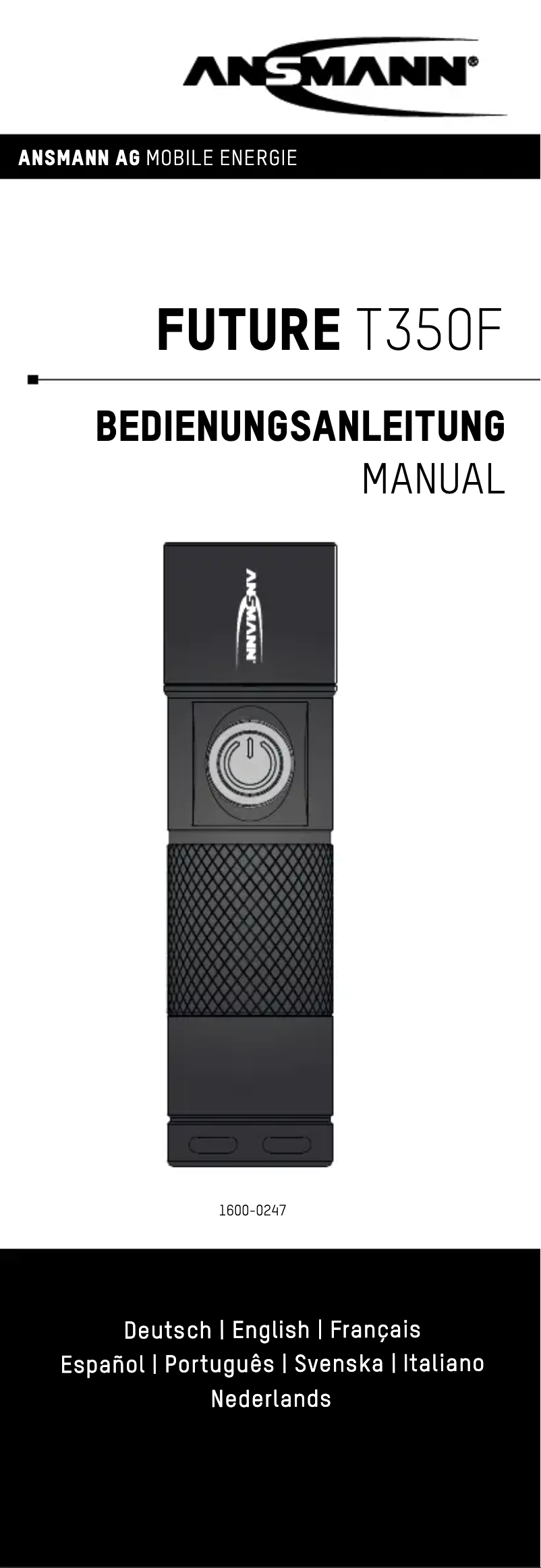 Imagen de la primera página del manual del dispositivo Future T350FR