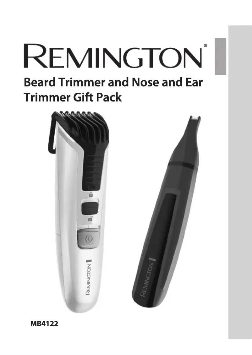 Página 1 del manual Manual de usuario Remington MB4122
