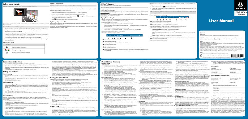 Imagen de la primera página del manual del dispositivo MiVue 690