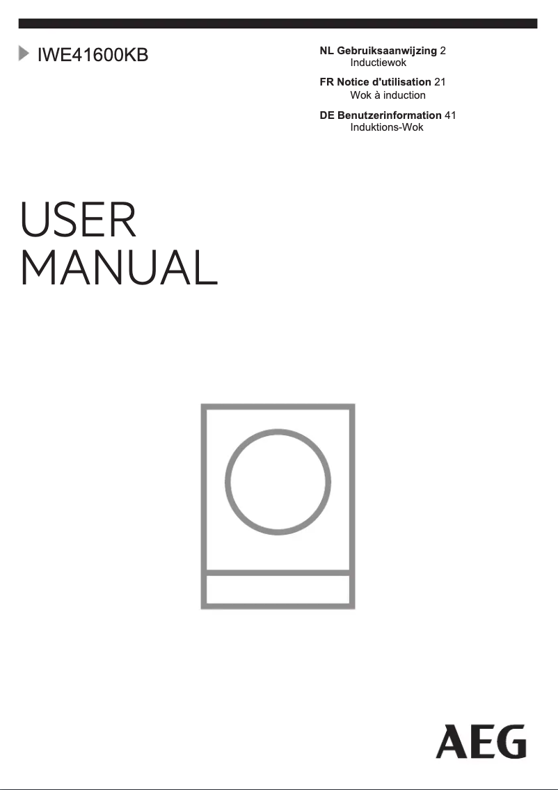 Imagen de la primera página del manual del dispositivo IWE41600KB