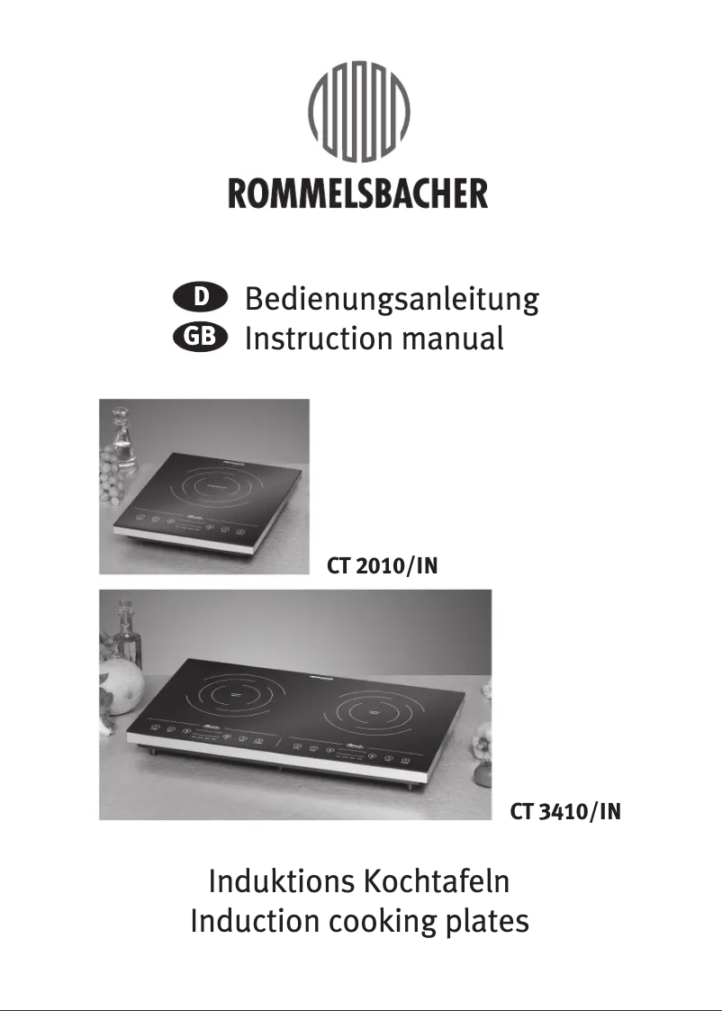 Página nº 1 - Manual de usuario Rommelsbacher CT 3410
