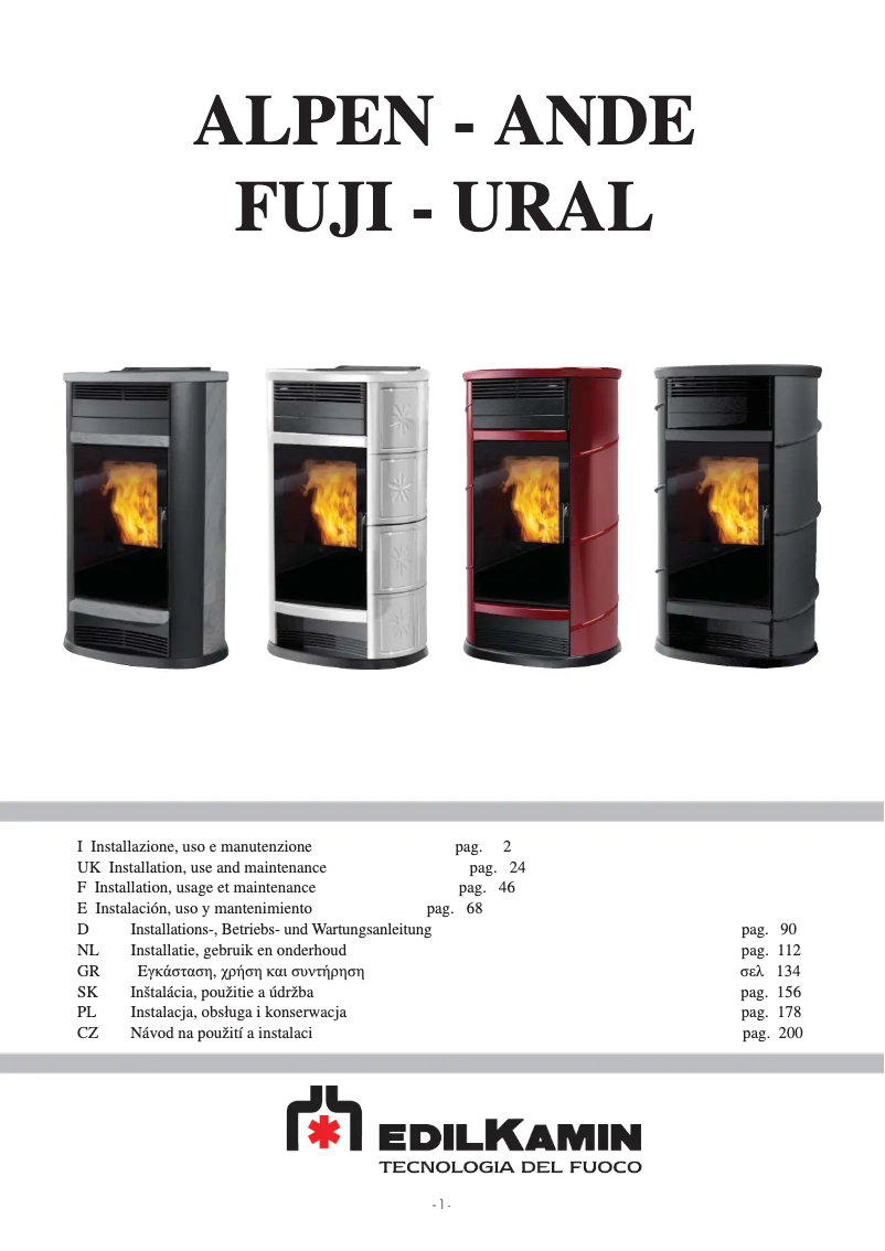 Imagen de la primera página del manual del dispositivo FUJI