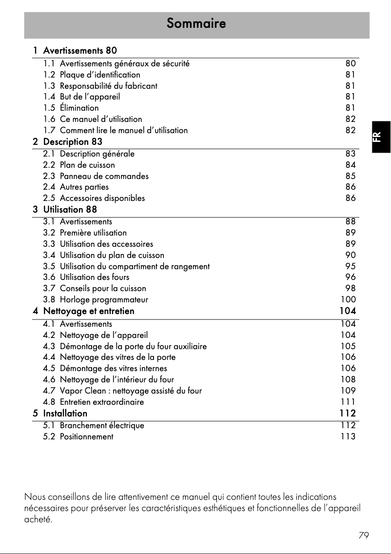 Página nº 1 - Manual de instrucciones Smeg TR4110IBL