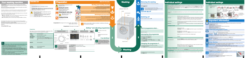Imagen de la primera página del manual del dispositivo WM12Q390GB