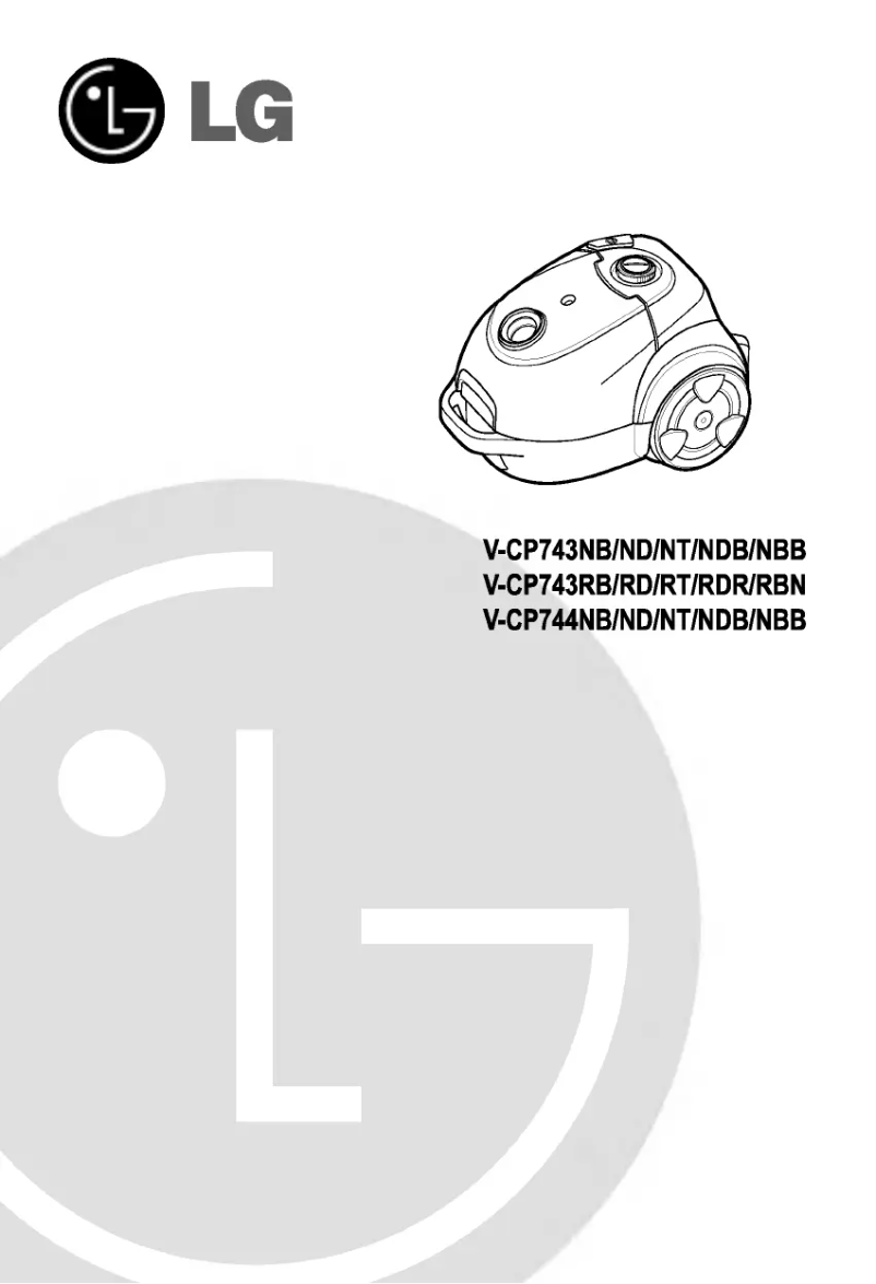 Imagen de la primera página del manual del dispositivo VTCP743NB