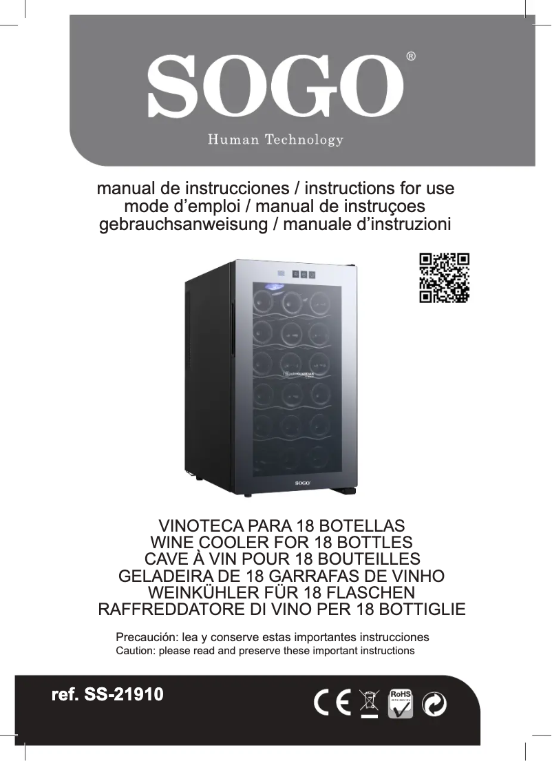 Imagen de la primera página del manual del dispositivo NEV-SS-21910