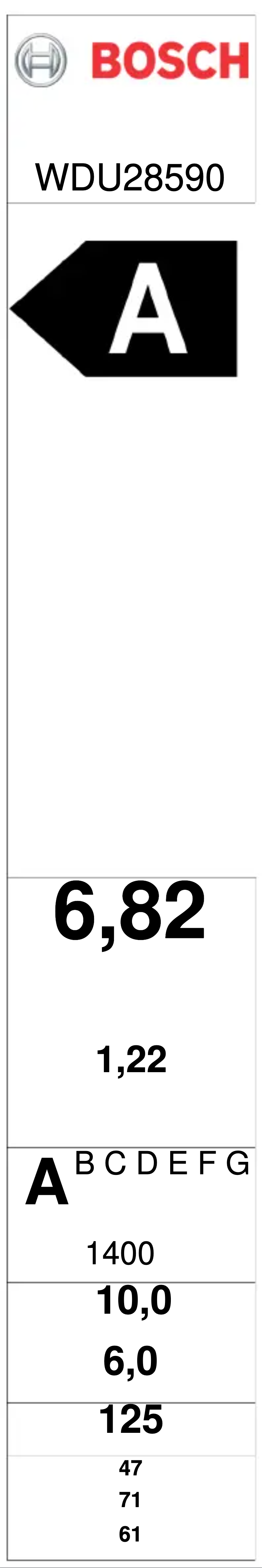 Página 1 del manual Manual de usuario Bosch WDU28590