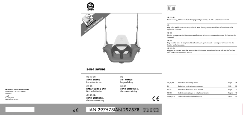 Imagen de la primera página del manual del dispositivo IAN 297578