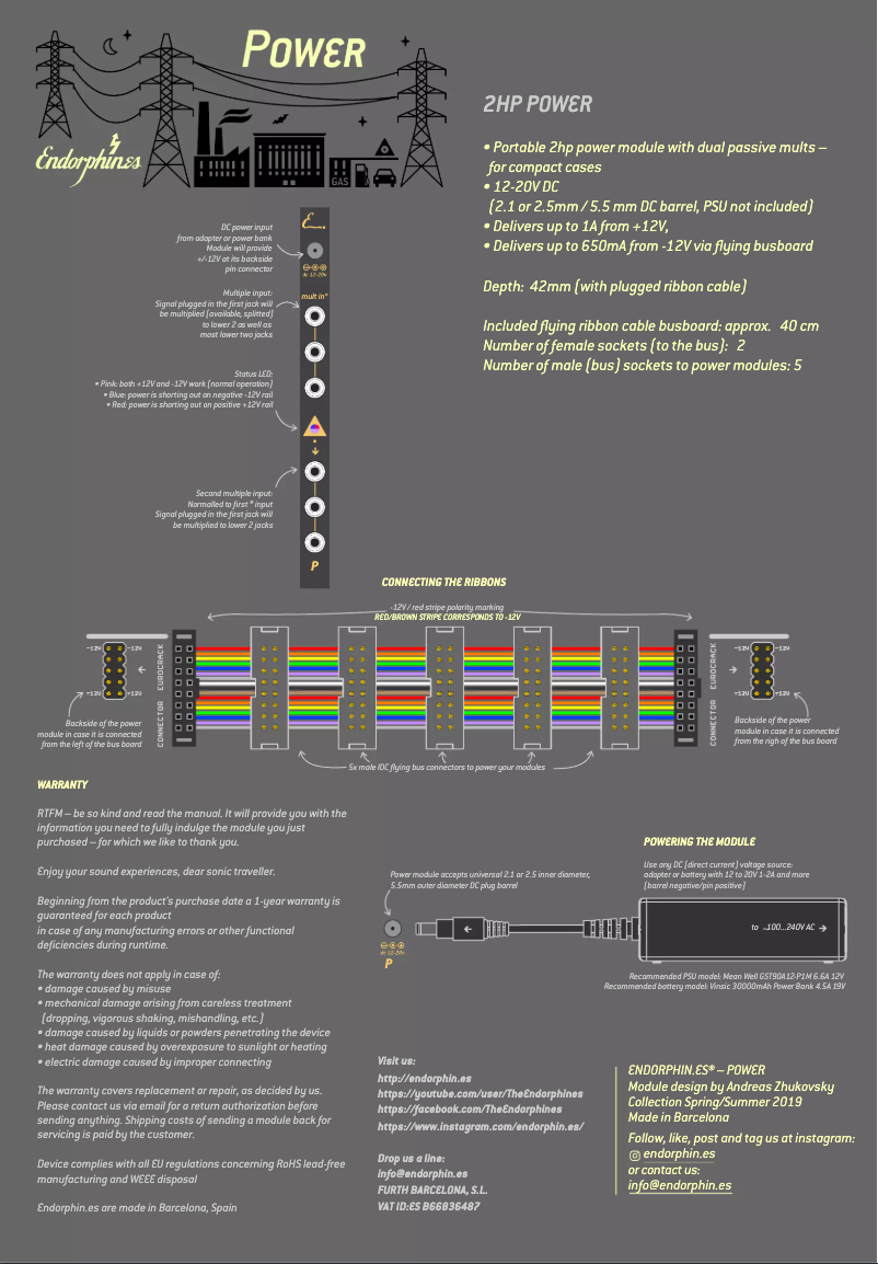 Imagen de la primera página del manual del dispositivo Power