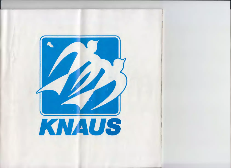 Página 1 del manual Manual de usuario Knaus Azur 540 TL (1989)