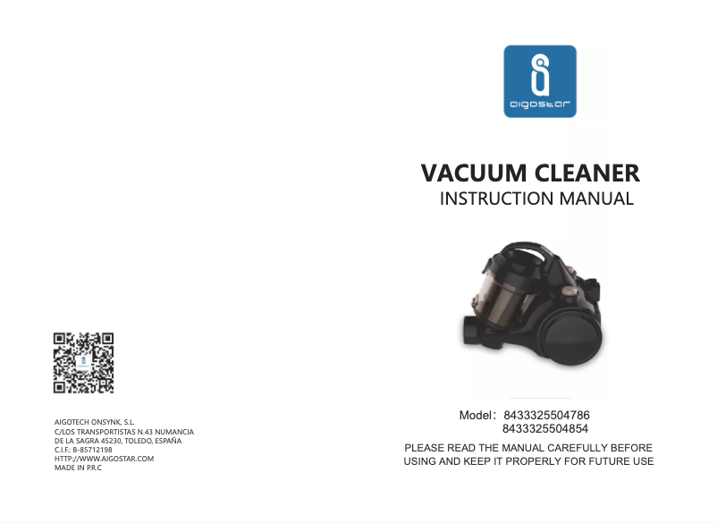 Imagen de la primera página del manual del dispositivo 330200ICP