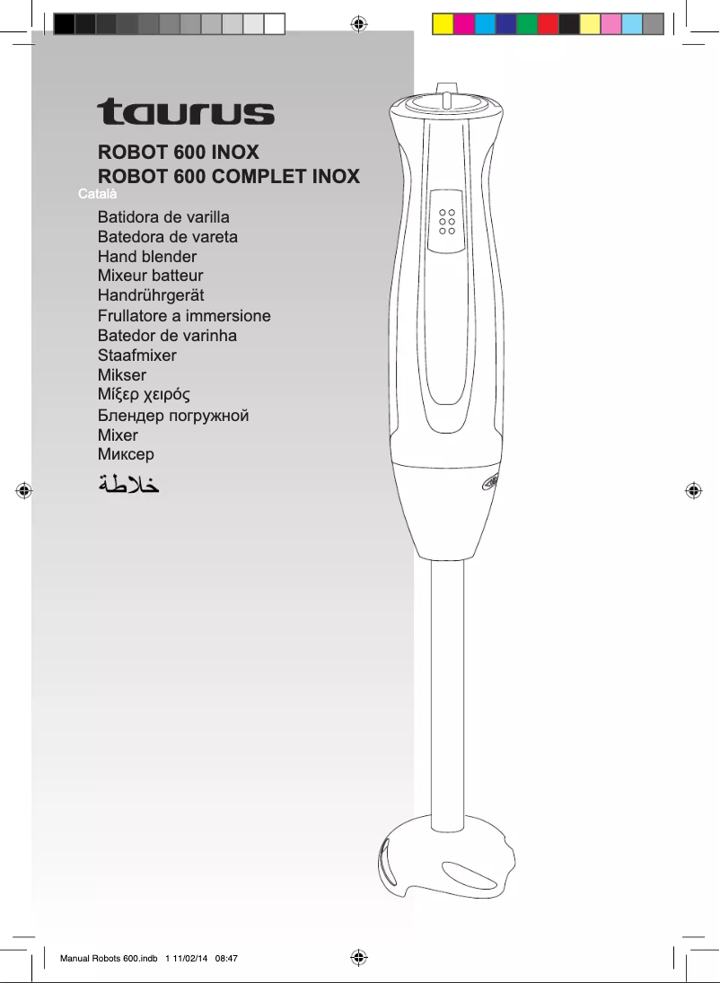 Página 1 del manual Manual de usuario Taurus Robot 600
