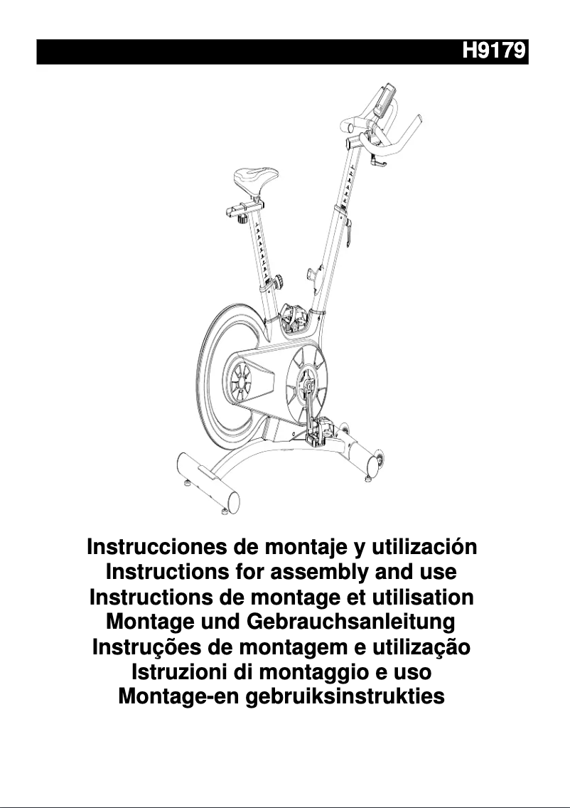 Página 1 del manual Manual de usuario BH Fitness H9179