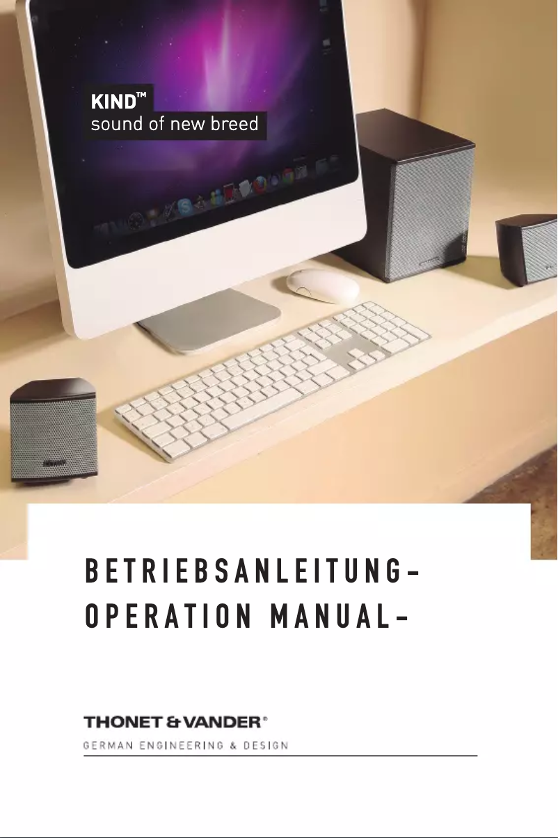 Imagen de la primera página del manual del dispositivo Kind TH-03546