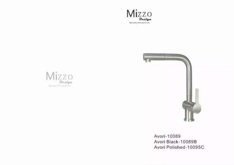 Página 1 del manual Manual de usuario Mizzo Avori-10089B