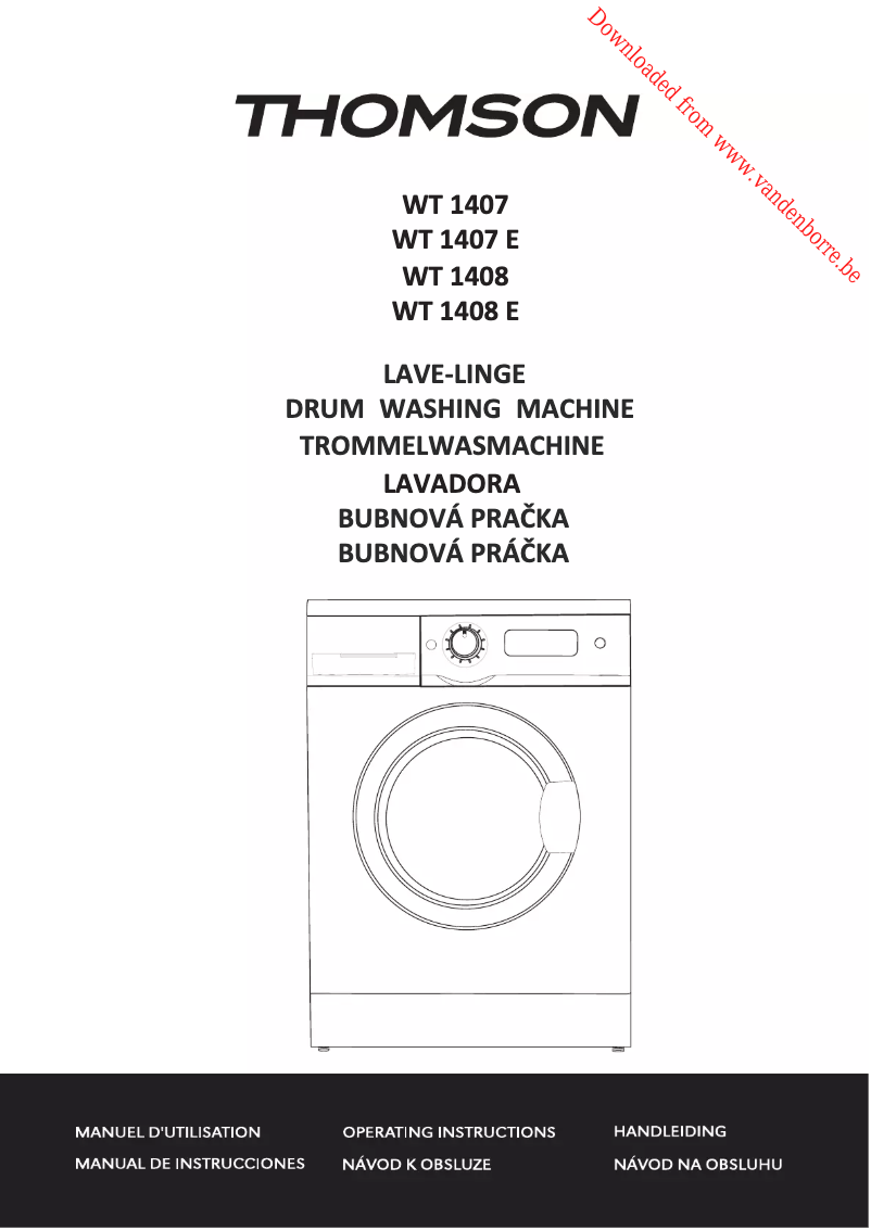 Imagen de la primera página del manual del dispositivo WT1407