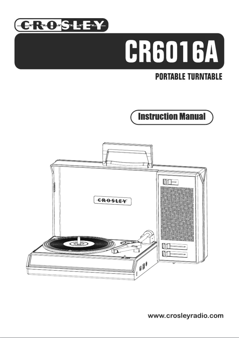 Página nº 1 - Manual de usuario Crosley CR6016A Spinnerette