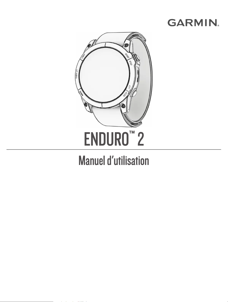 Imagen de la primera página del manual del dispositivo Enduro 2