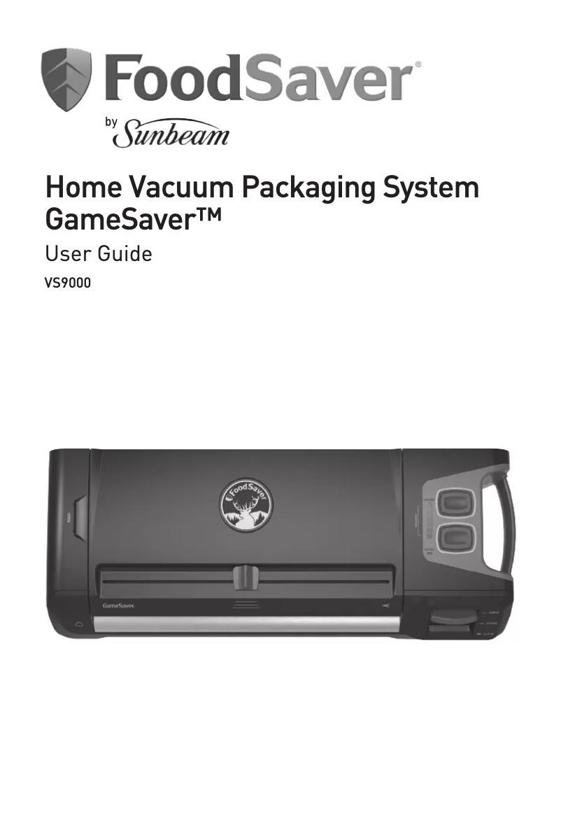 Imagen de la primera página del manual del dispositivo VS9000