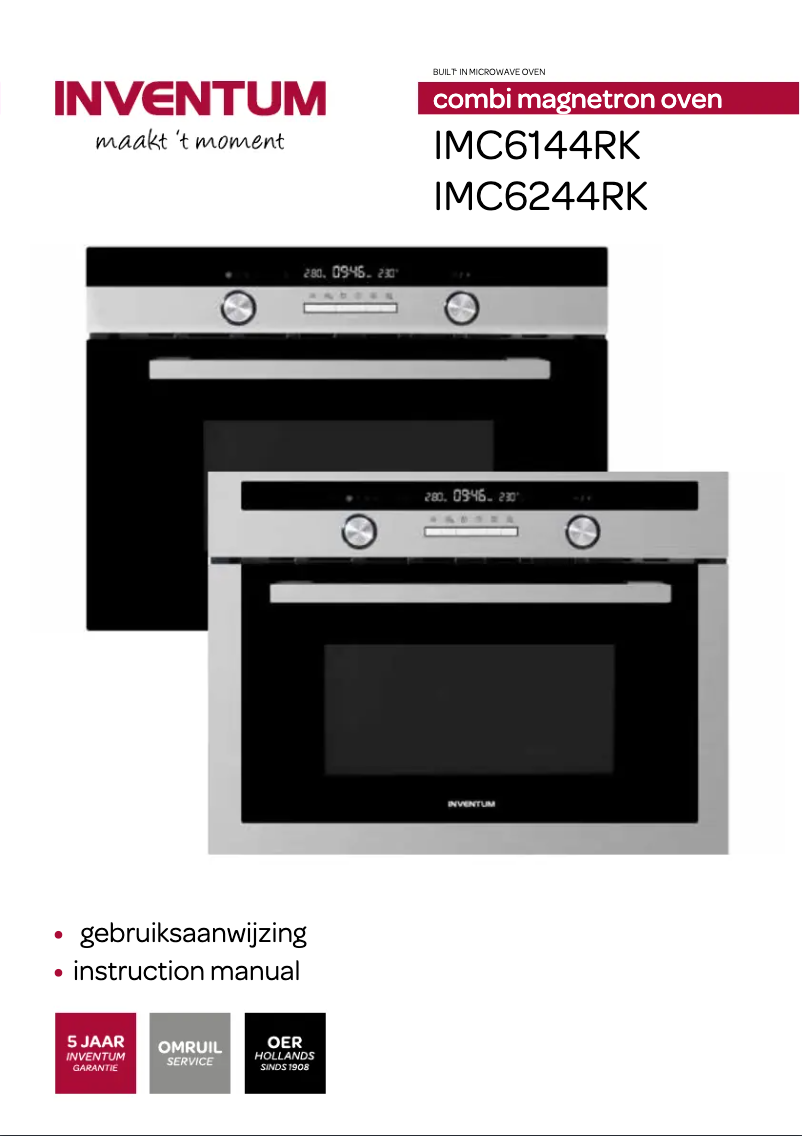 Página 1 del manual Manual de usuario Inventum IMC6244RK