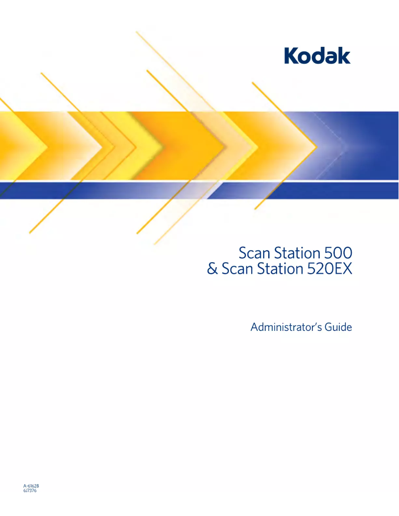 Imagen de la primera página del manual del dispositivo Scan Station 520EX
