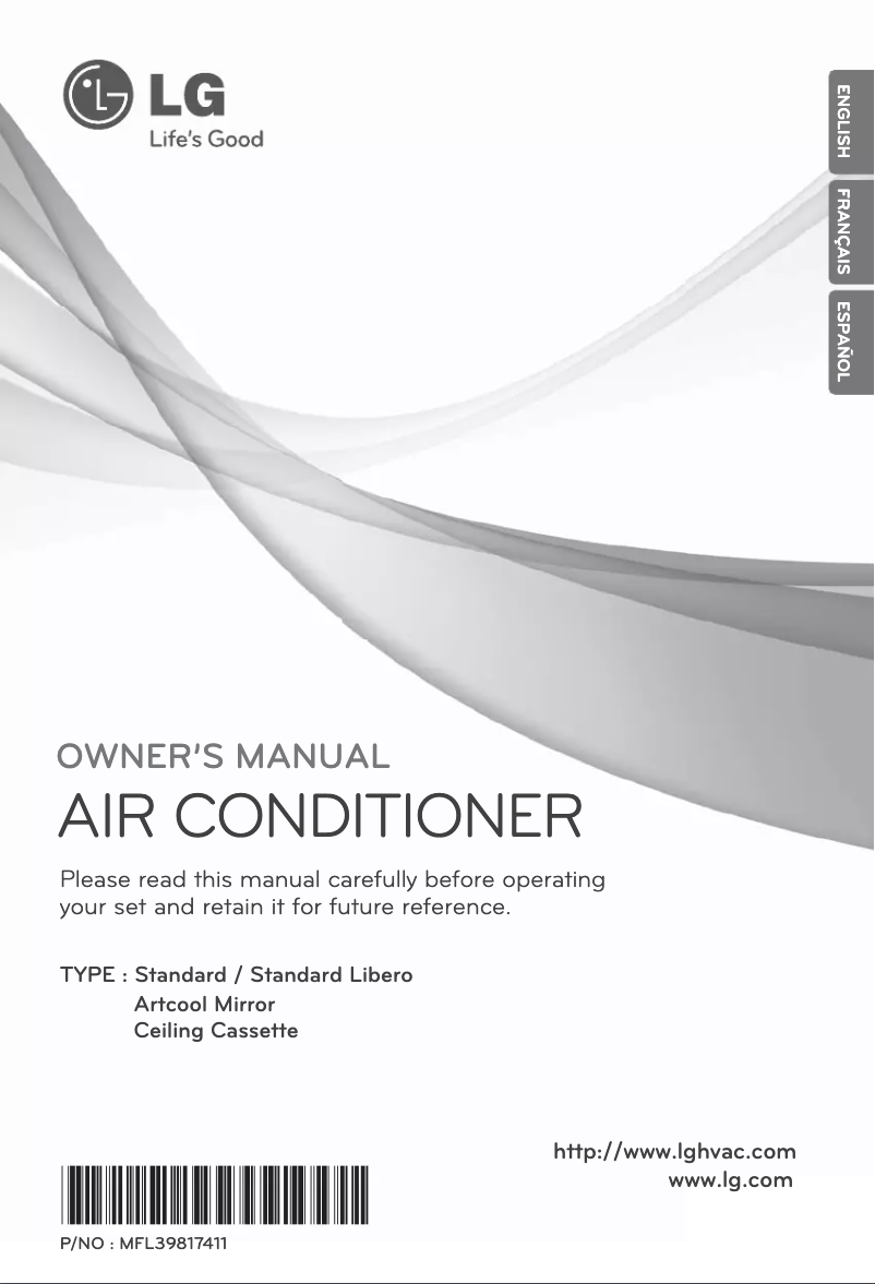 Página 1 del manual Manual de usuario LG LMAN125HV