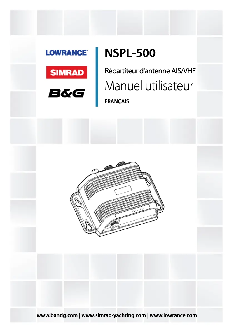Página nº 1 - Manual de usuario Simrad NSPL-500