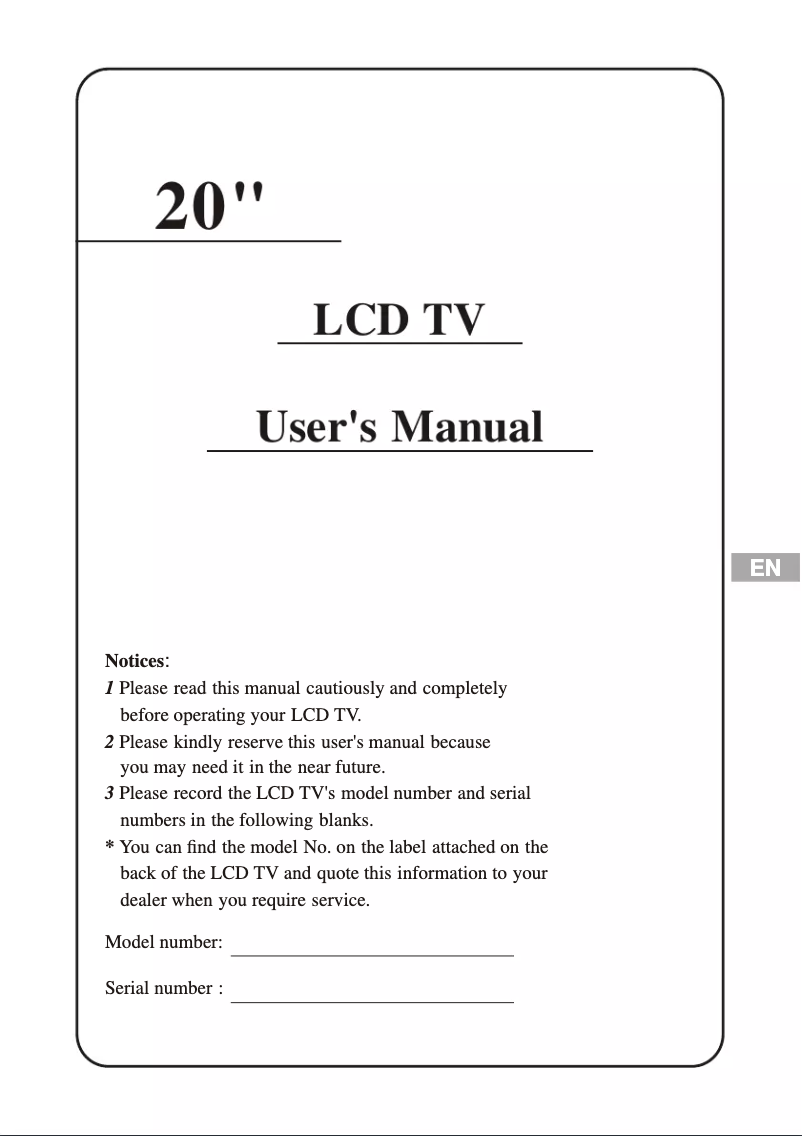 Página nº 1 - Manual de usuario Visco VSC-20V1