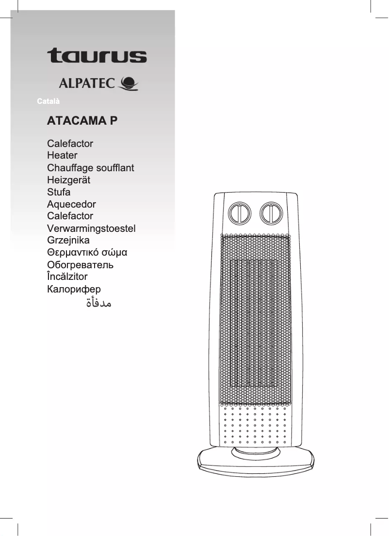 Página nº 1 - Manual de usuario Taurus Atacama P