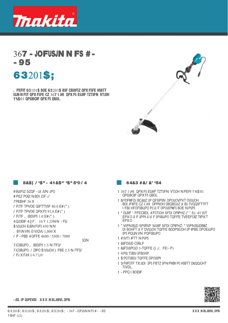 Imagen de la primera página del manual del dispositivo UR201CZ