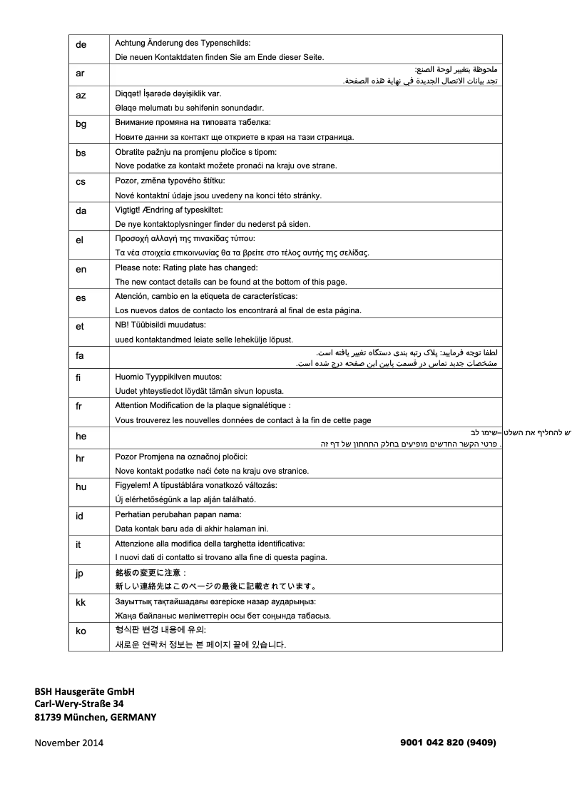 Imagen de la primera página del manual del dispositivo EQ2Z048