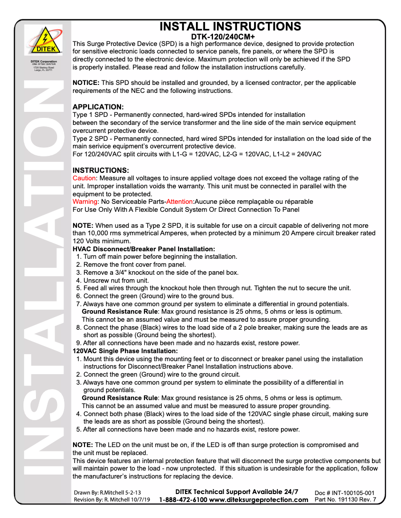 Página 1 del manual Manual de usuario Ditek DTK-HVACKIT