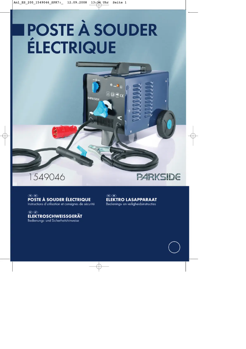 Imagen de la primera página del manual del dispositivo ES 200