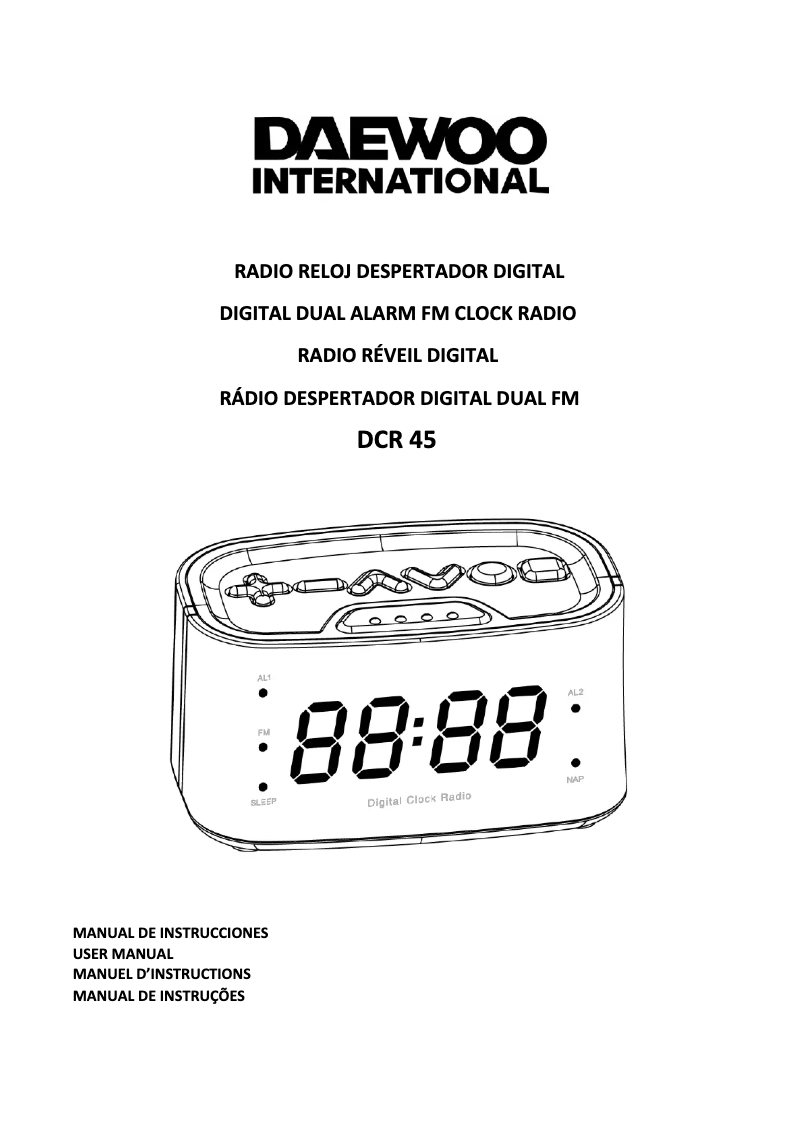 Imagen de la primera página del manual del dispositivo DCR-45